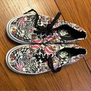 Vans x Disney Alice in wonderland Cheshire Cat sneakers shoes womens 6
